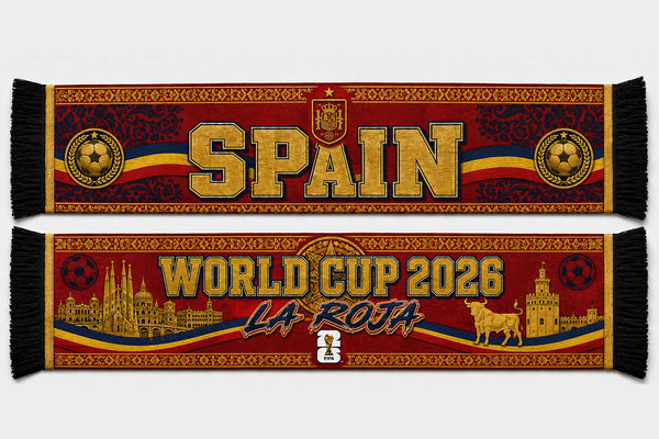 Spain World Cup 2026 Scarf PVT020