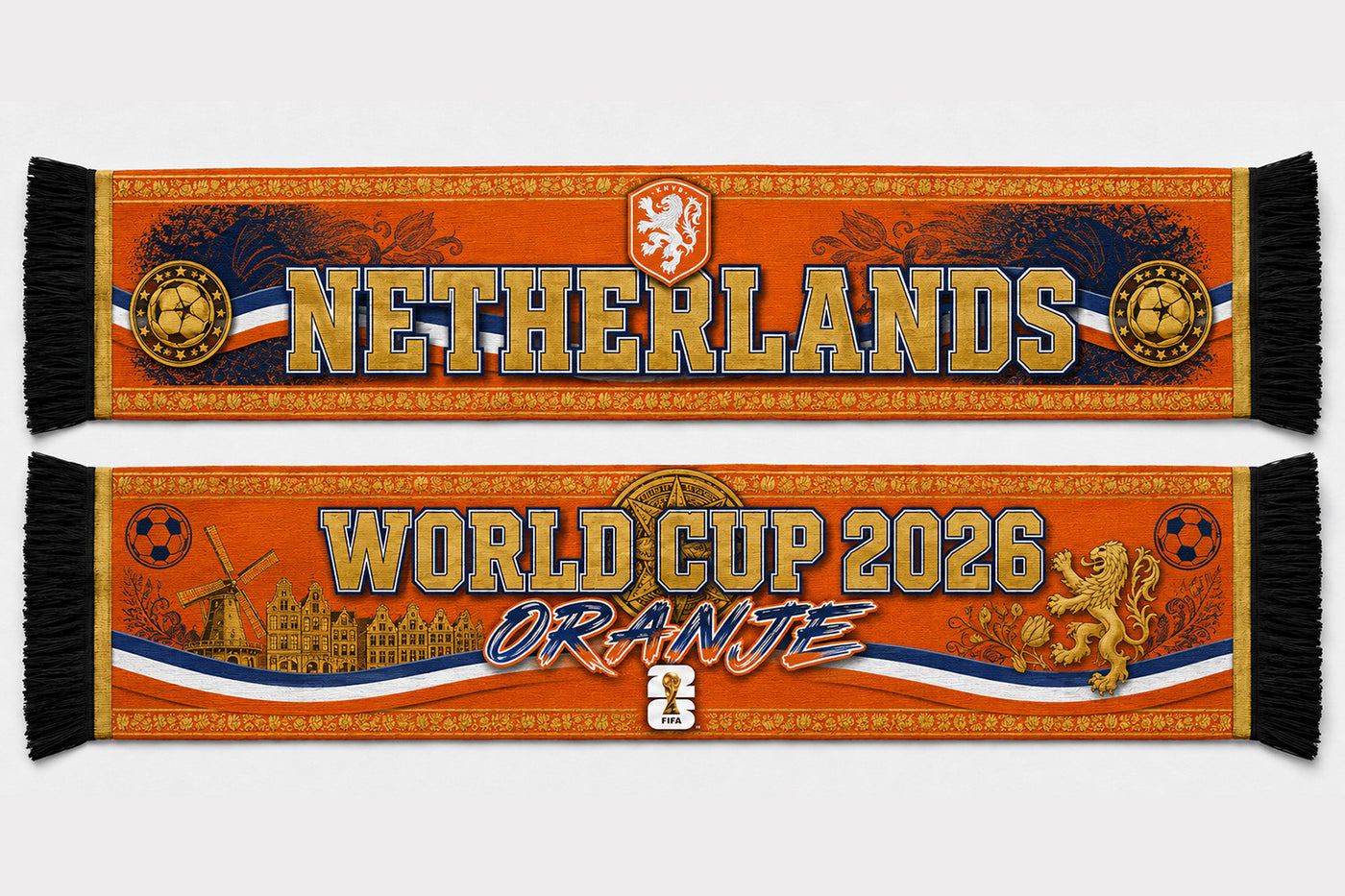 Netherlands World Cup 2026 Scarf PVT020