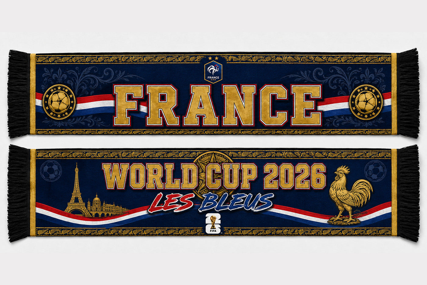 France World Cup 2026 Scarf PVT020