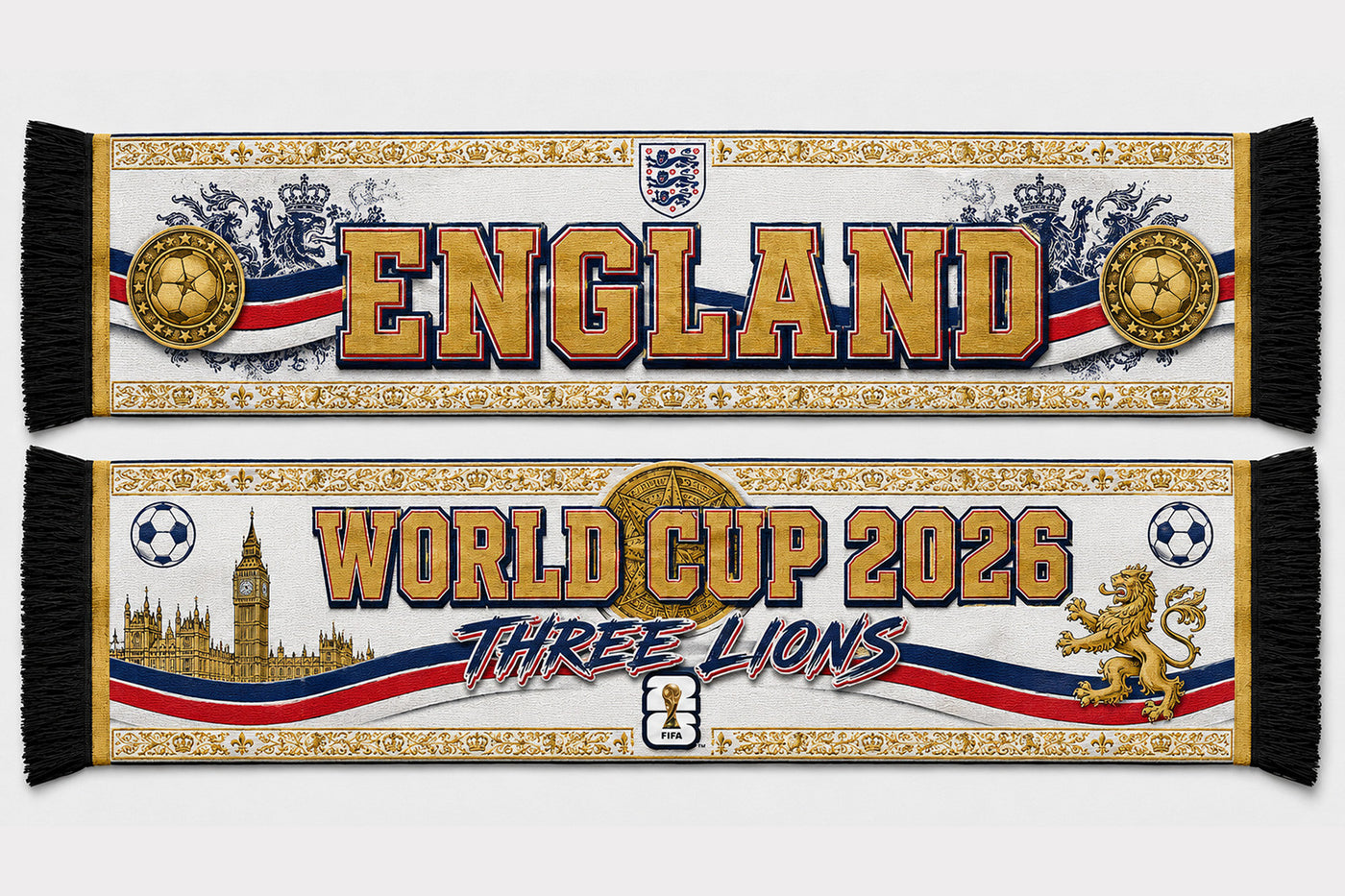 England World Cup 2026 Scarf PVT020