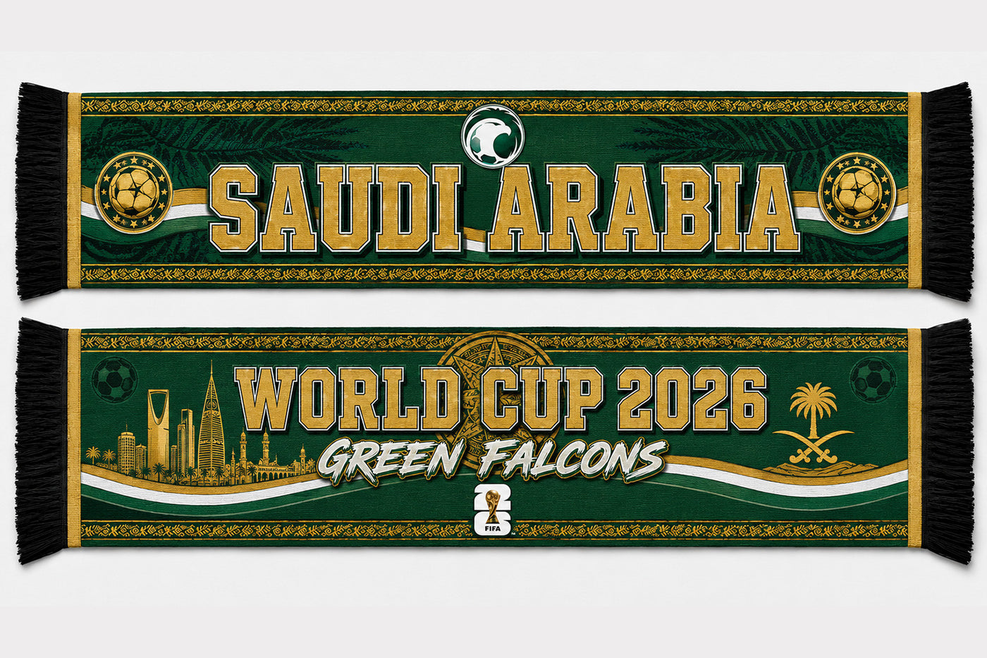 Saudi Arabia World Cup 2026 Scarf PVT020