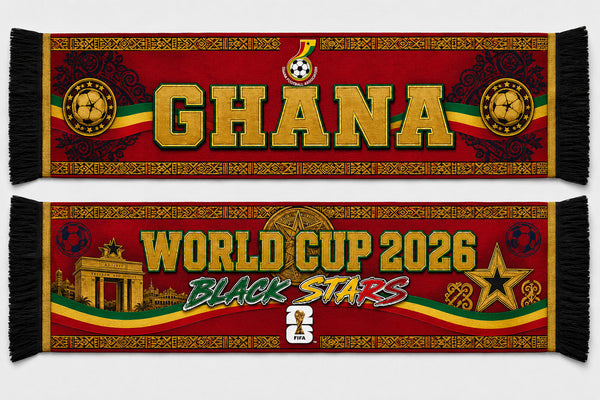 Ghana World Cup 2026 Scarf PVT020