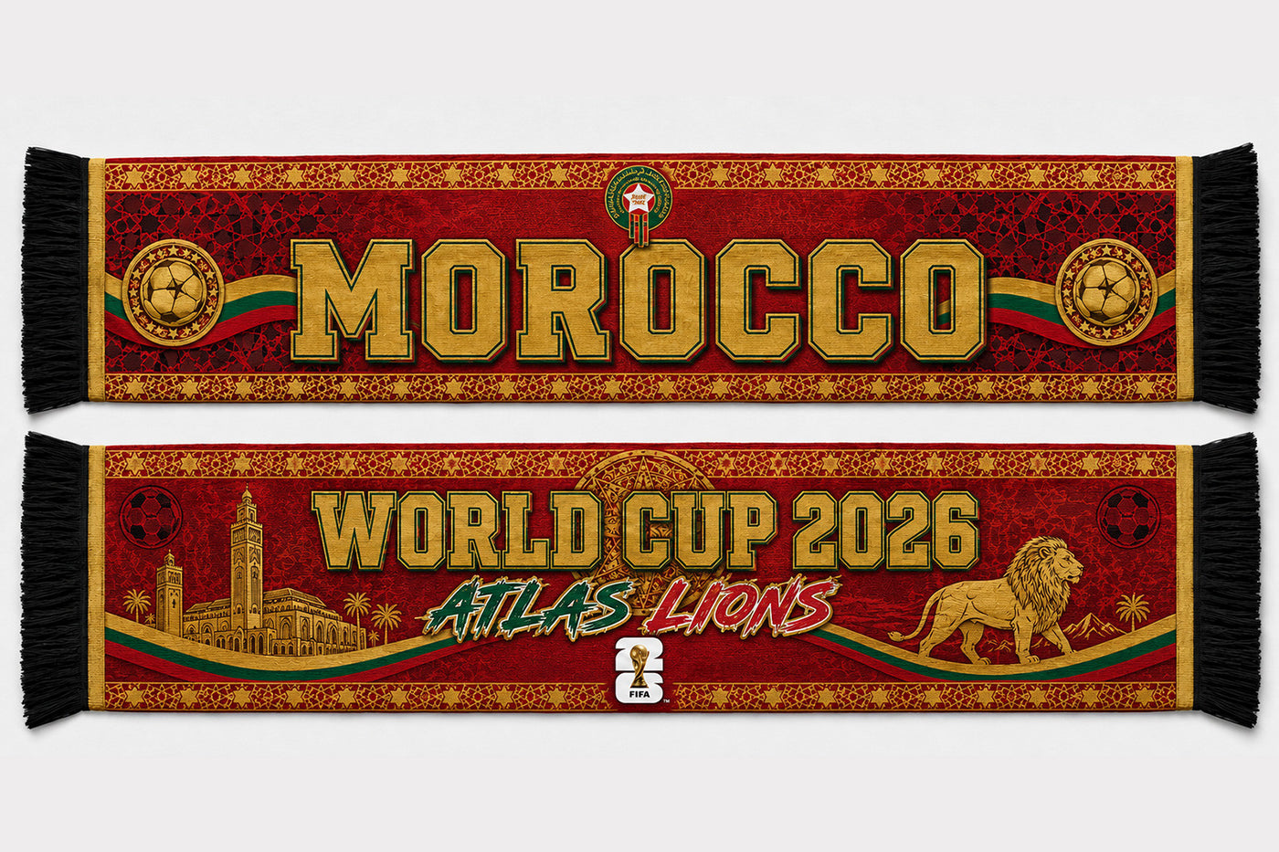 Morocco World Cup 2026 Scarf PVT020
