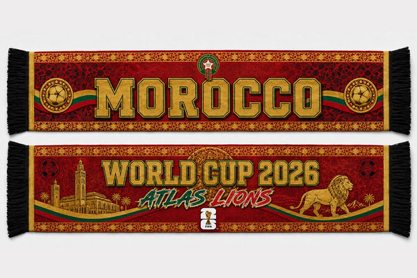 Morocco World Cup 2026 Scarf PVT020