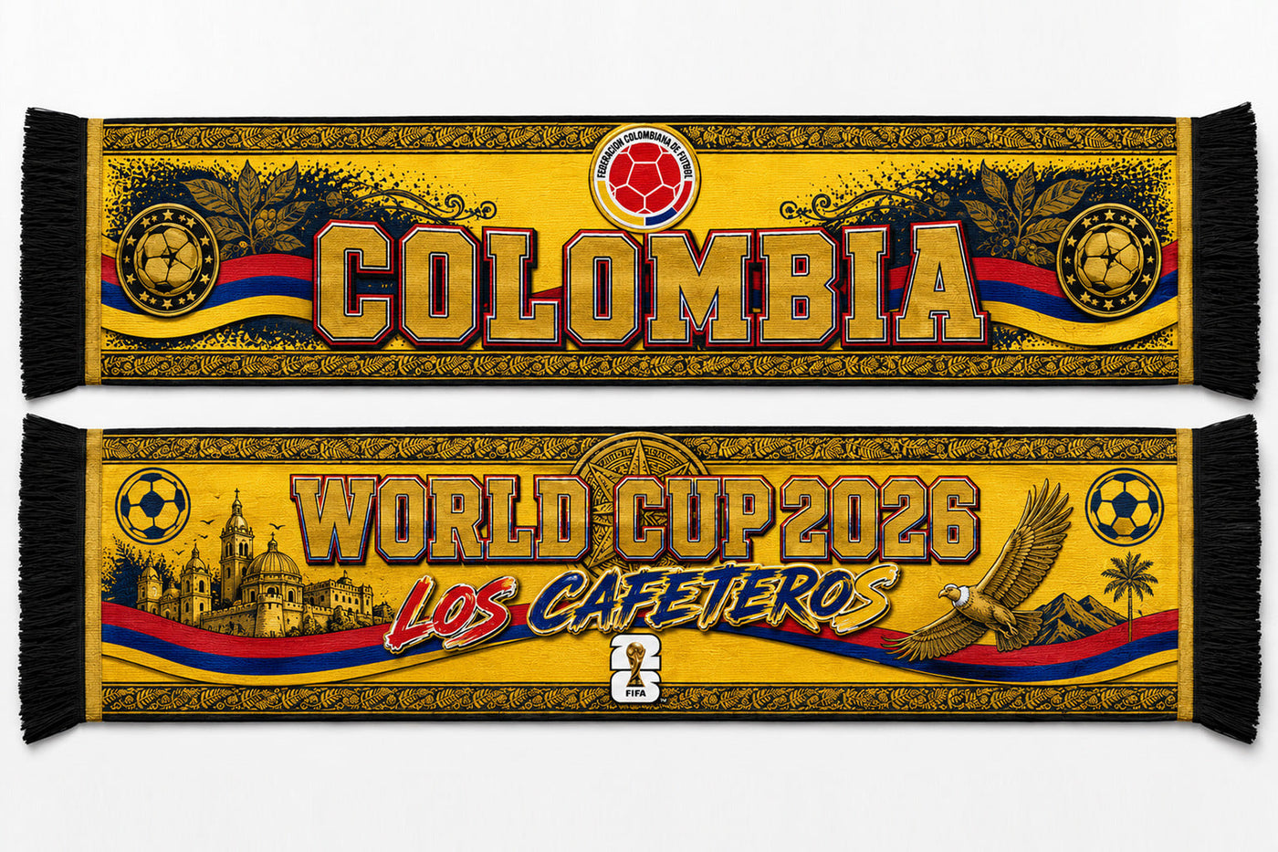 Colombia World Cup 2026 Scarf PVT020