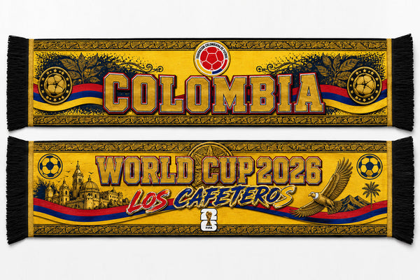 Colombia World Cup 2026 Scarf PVT020