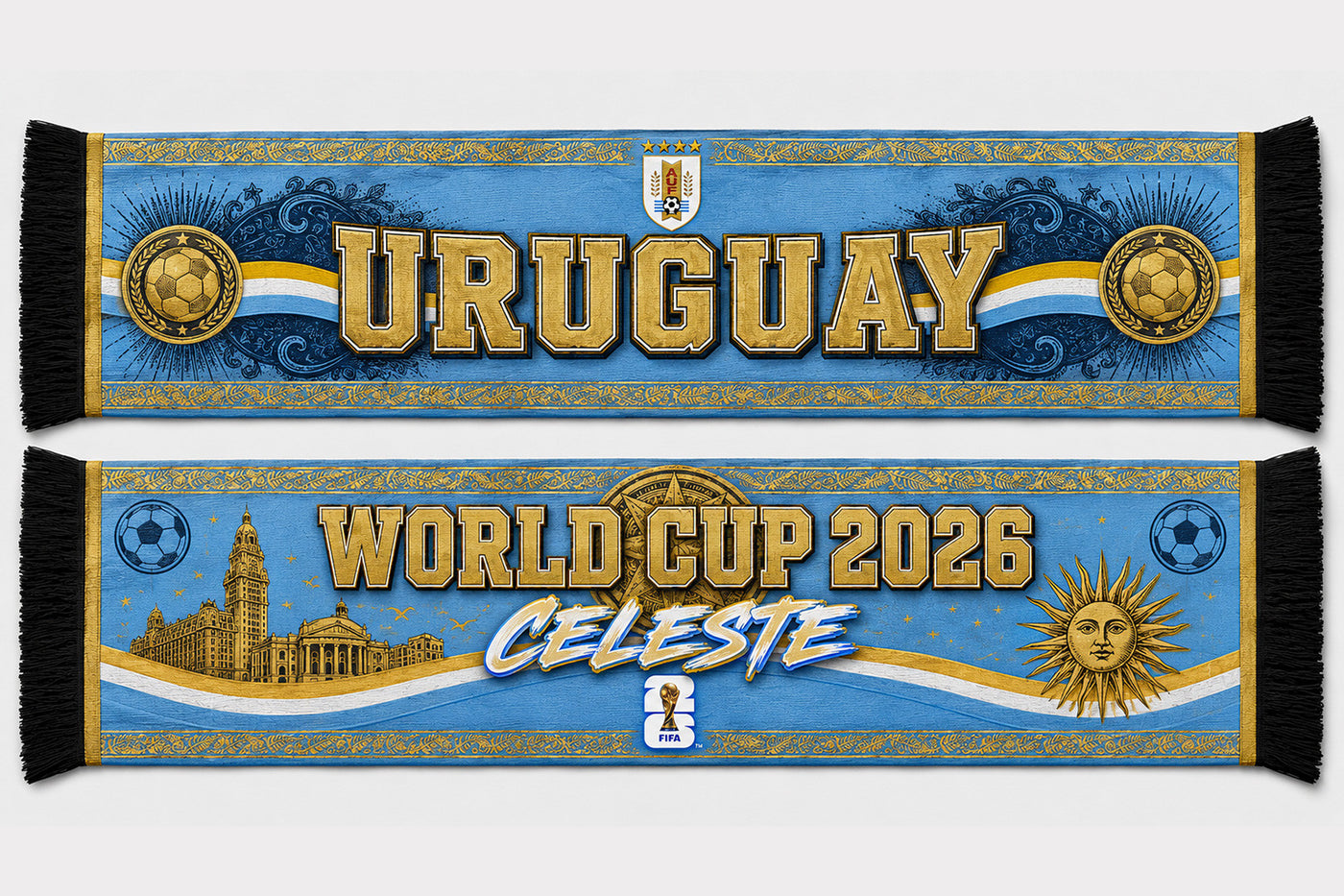Uruguay World Cup 2026 Scarf PVT020