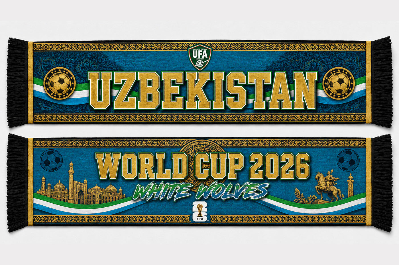 Uzbekistan World Cup 2026 Scarf PVT020