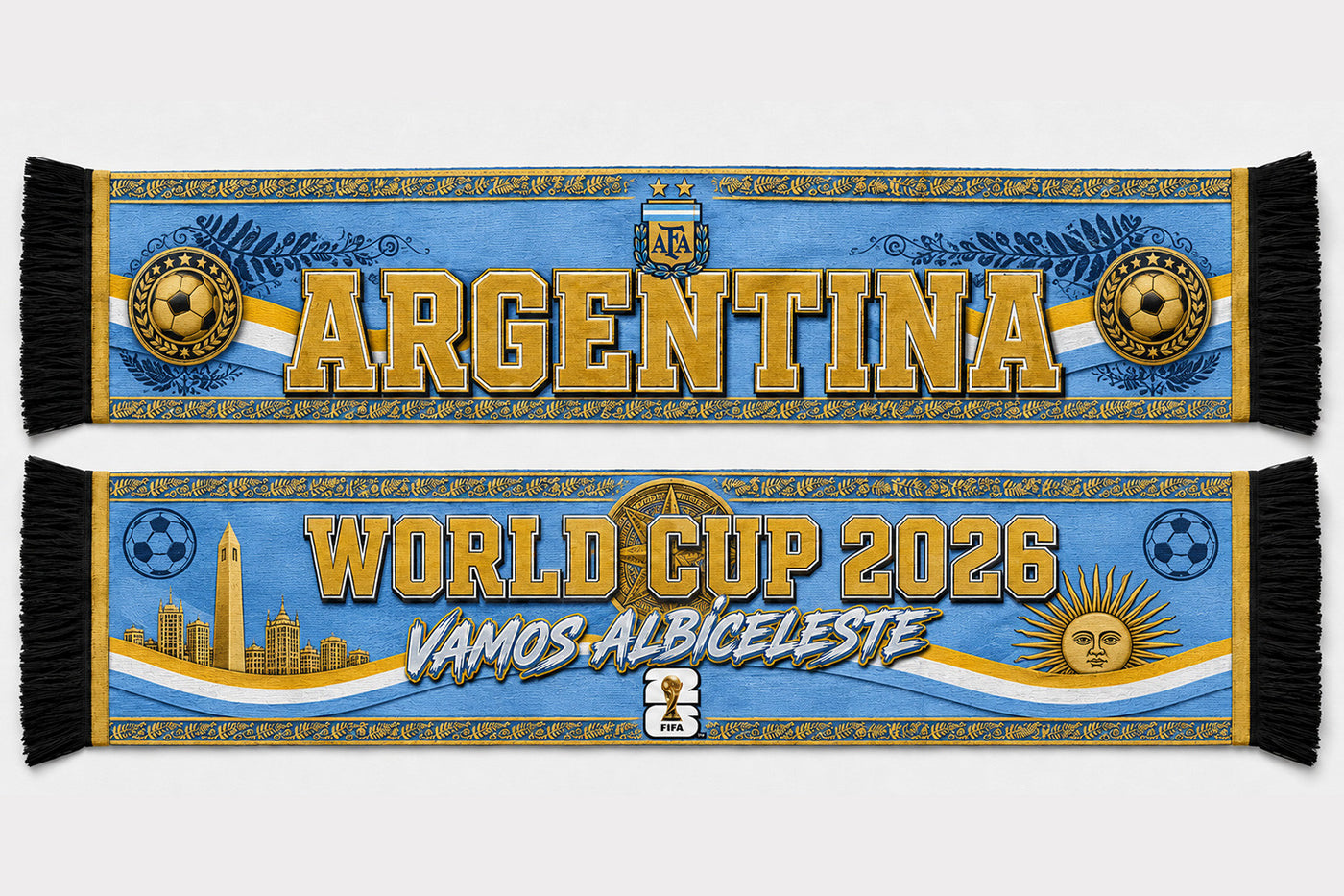 Argentina World Cup 2026 Scarf PVT020