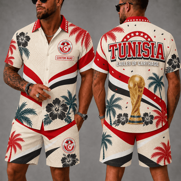 Tunisia WC 26 Hawaii Shorts Set