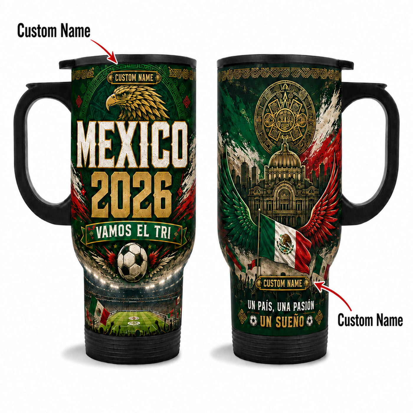 Mexico World Cup 2026 Travel Tumbler PVT021