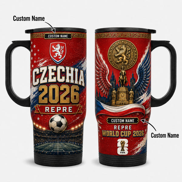 Czech Republic World Cup 2026 Travel Tumbler PVT021