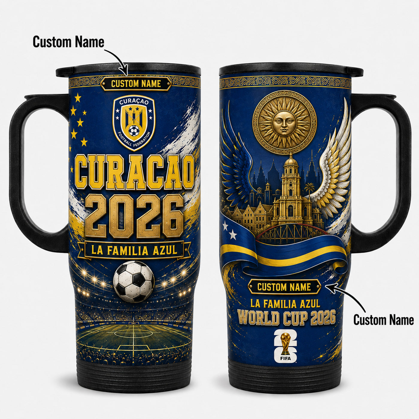 Curaçao World Cup 2026 Travel Tumbler PVT021