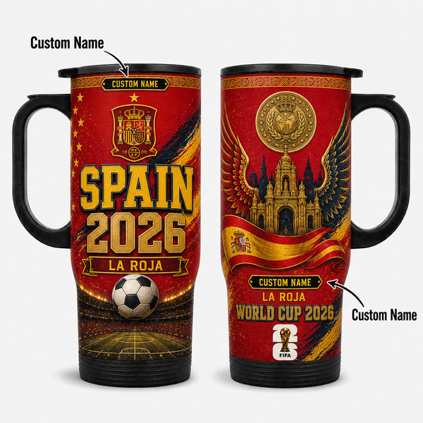Spain World Cup 2026 Travel Tumbler PVT021