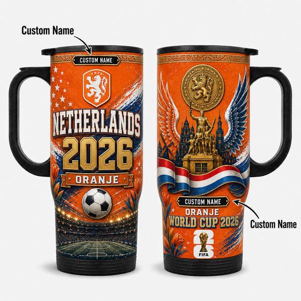 Netherlands World Cup 2026 Travel Tumbler PVT021