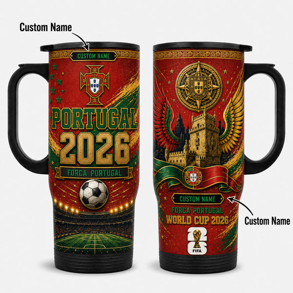 Portugal World Cup 2026 Travel Tumbler PVT021