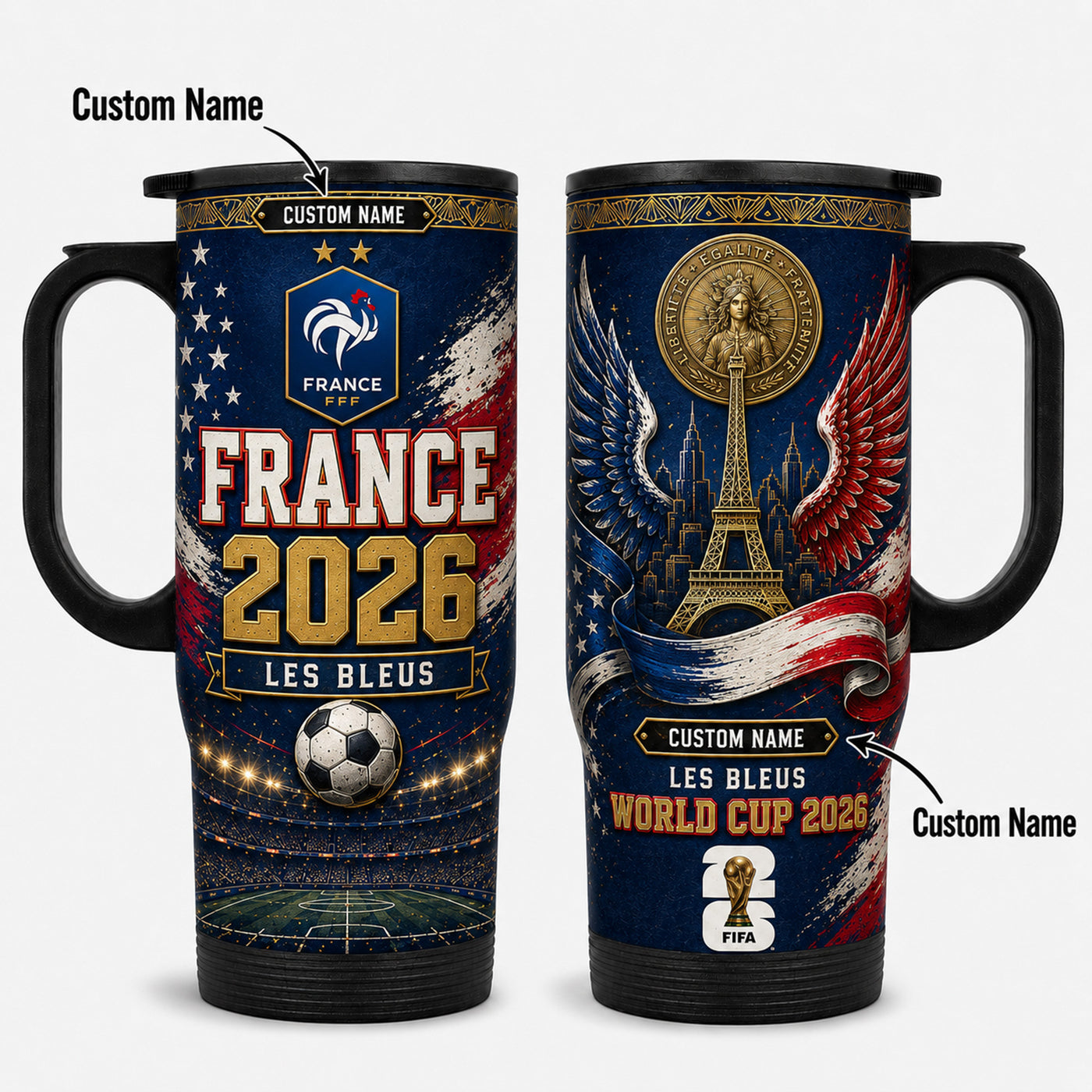 France World Cup 2026 Travel Tumbler PVT021