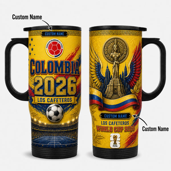 Colombia World Cup 2026 Travel Tumbler PVT021