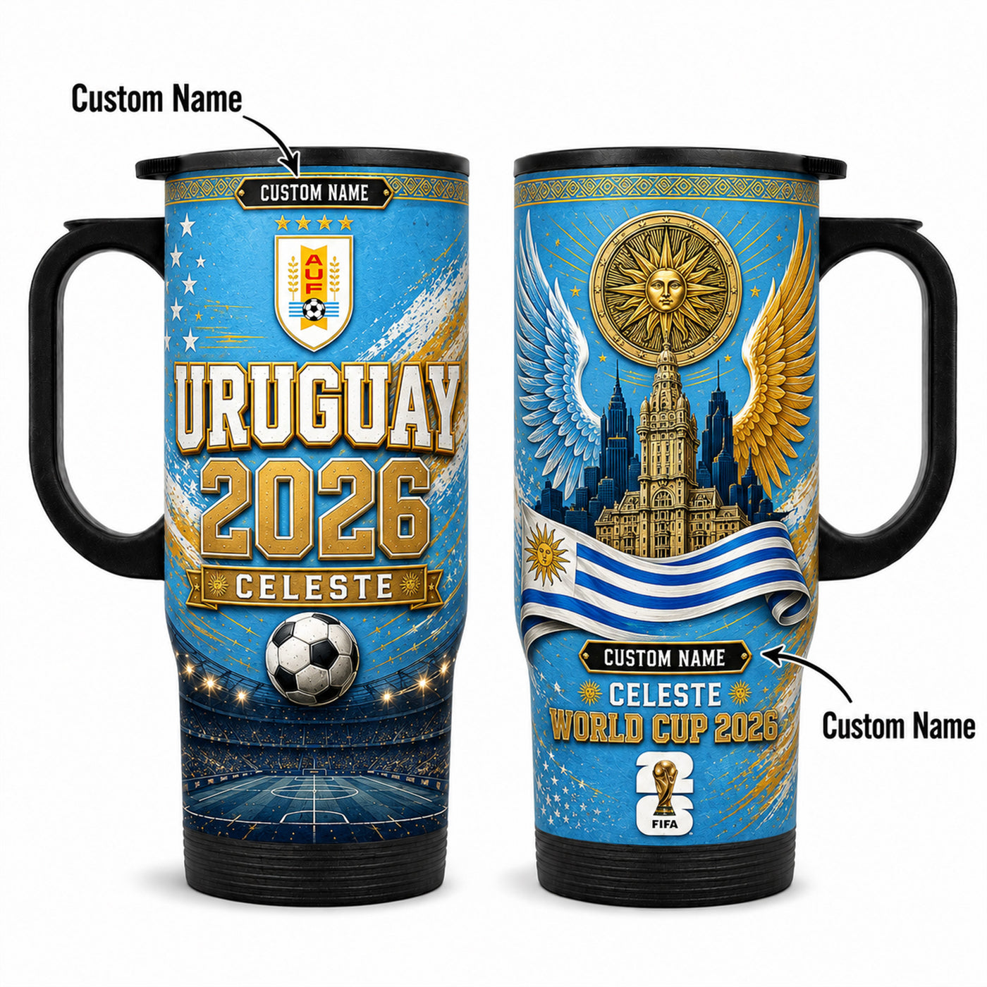 Uruguay World Cup 2026 Travel Tumbler PVT021