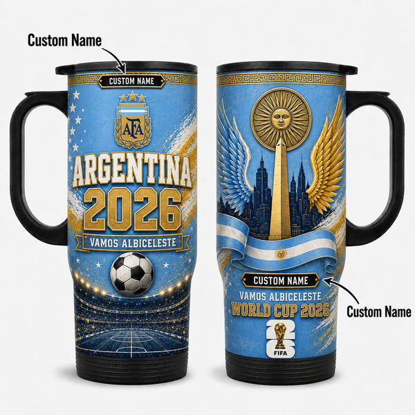 Argentina World Cup 2026 Travel Tumbler PVT021