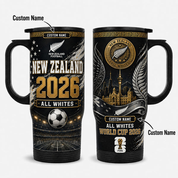 New Zealand World Cup 2026 Travel Tumbler PVT021