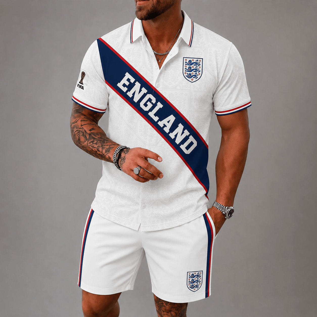 England World Cup 2026 Hawaii Short Set PVT023