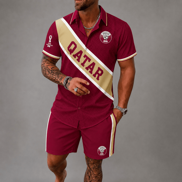 Qatar World Cup 2026 Hawaii Short Set PVT023