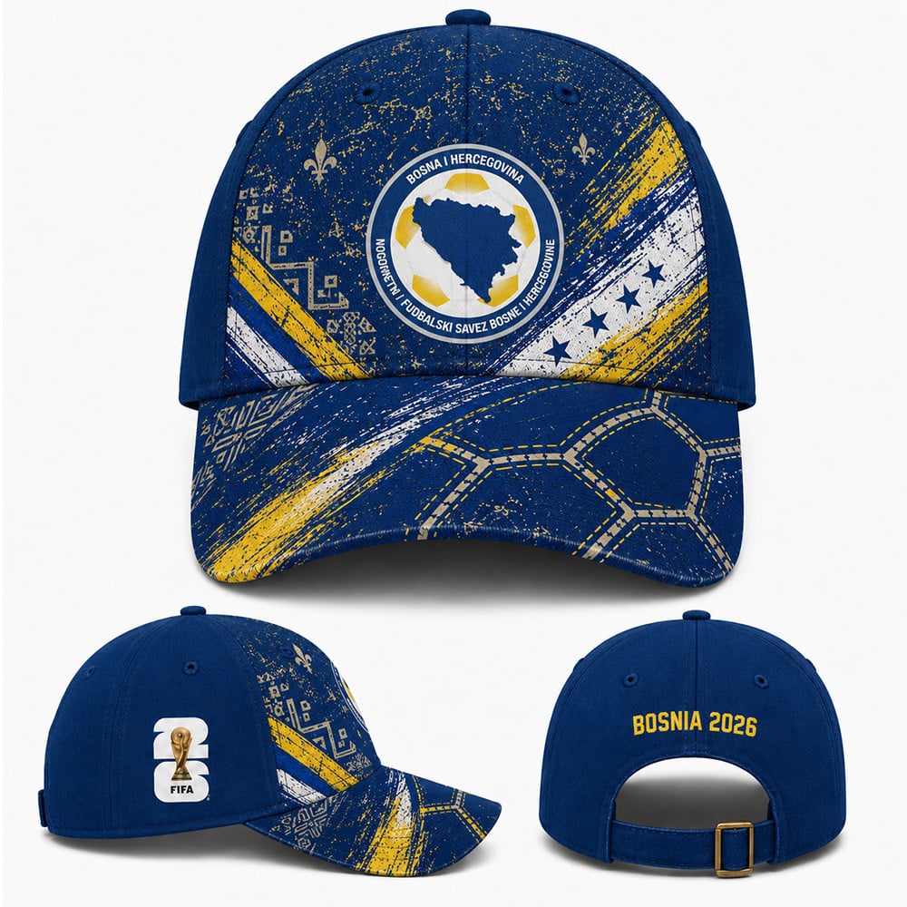 Bosnia and Herzegovina World Cup 2026 Cap PVT026