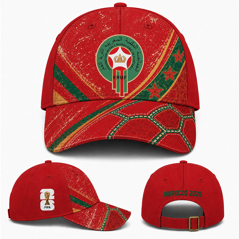 Morocco World Cup 2026 Cap PVT026
