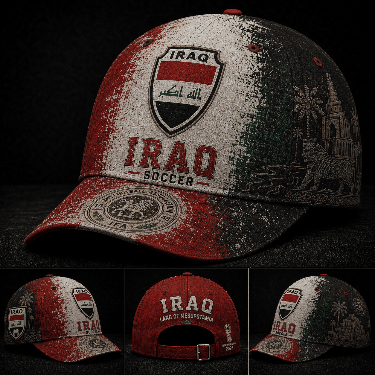 Iraq WC26 Vintage National Classic Cap