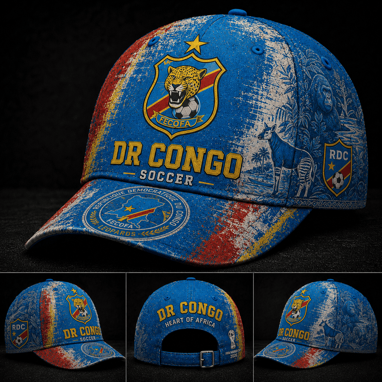 DR Congo WC26 Vintage National Classic Cap