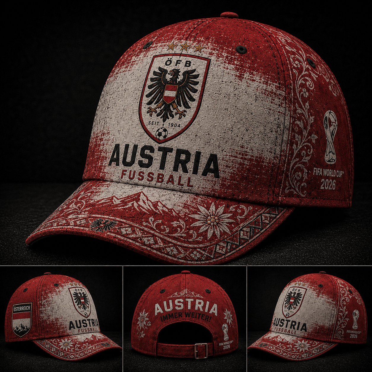 Austria WC26 Vintage National Classic Cap