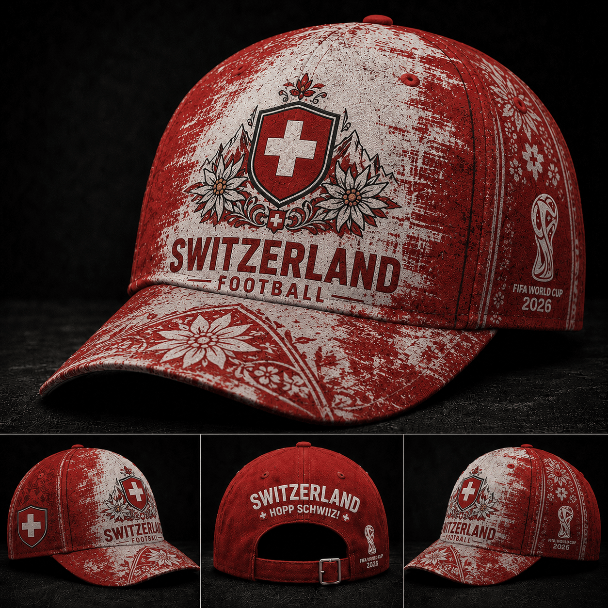 Switzerland WC26 Vintage National Classic Cap