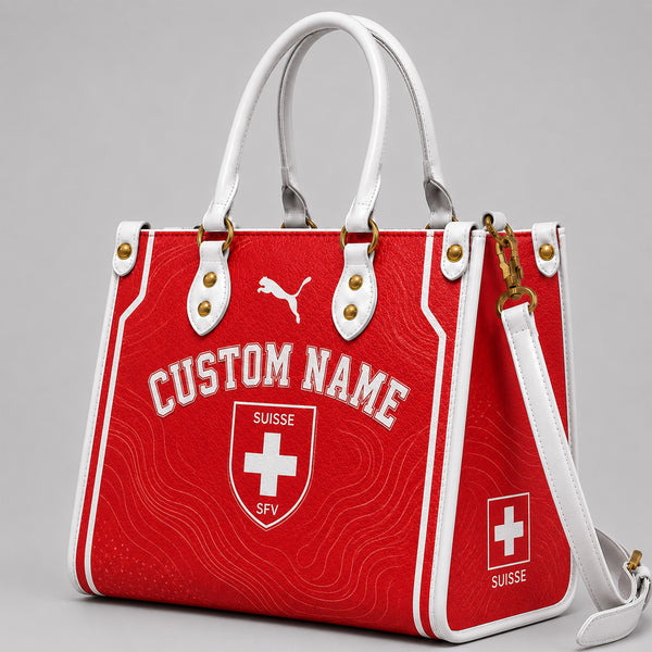 Switzerland World Cup 2026 Custom Leather Bag PVT028