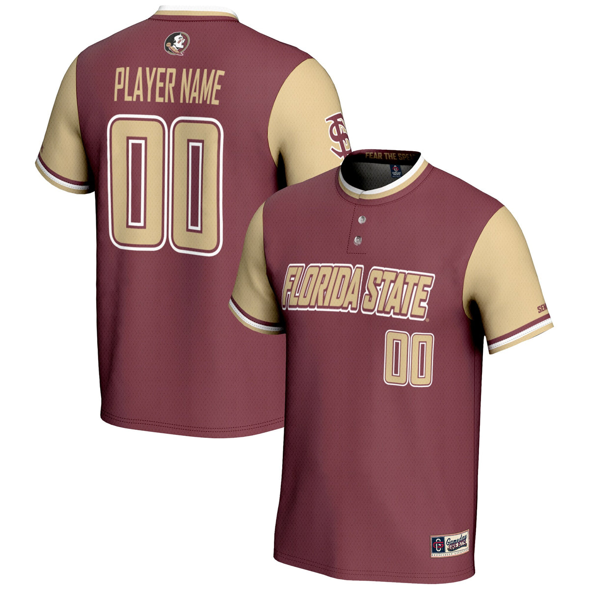Florida State Seminoles GameDay Greats NIL Pick-A-Player Lightweight Softball Jersey – Garnet