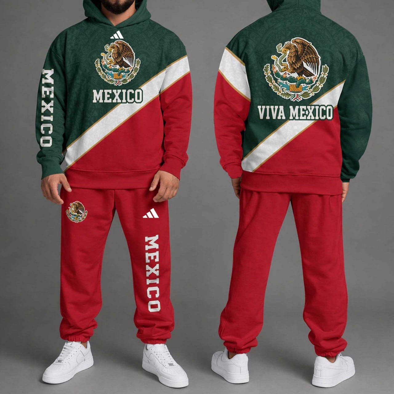 Mexico World Cup 2026 Hoodie Jogger Set PL001