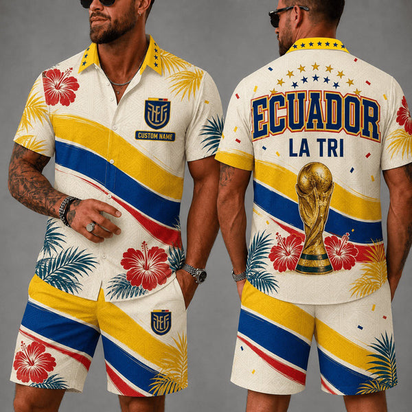 Ecuador WC 26 Hawaii Shorts Set