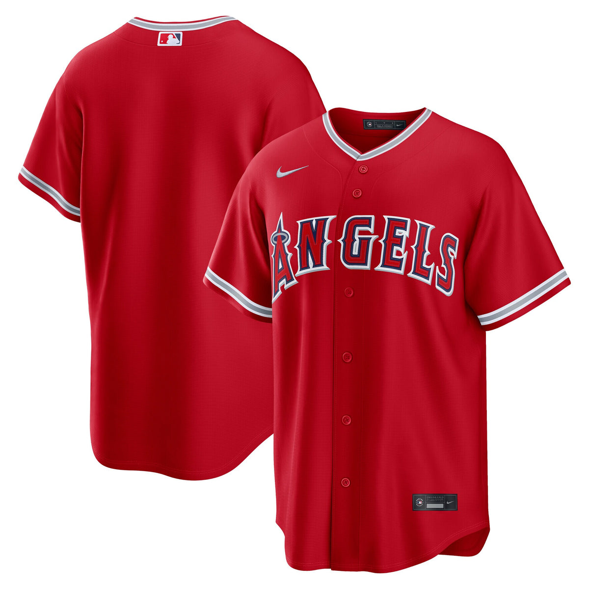 Los Angeles Angels Red Alternate Replica Jersey