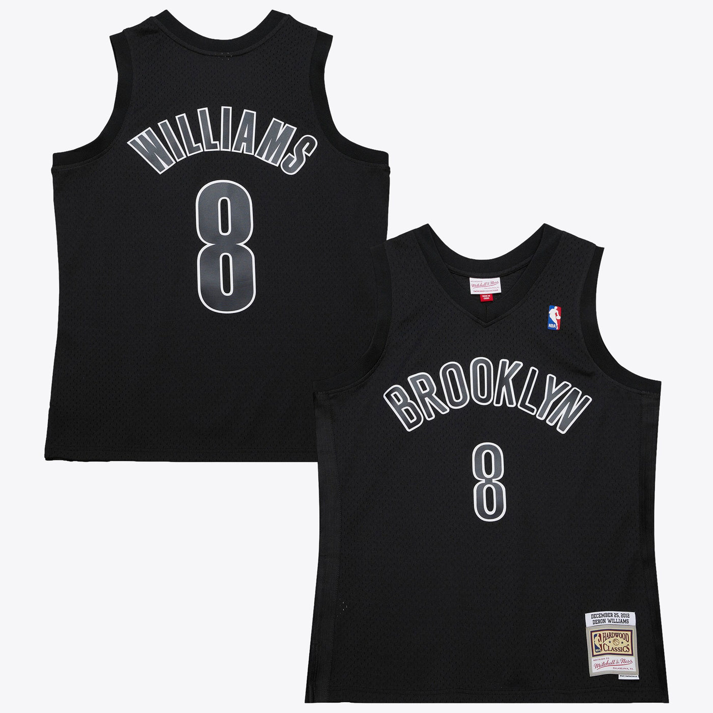 Brooklyn Nets Mitchell & Ness Deron Williams 2012 Day Authentic Jersey - Black