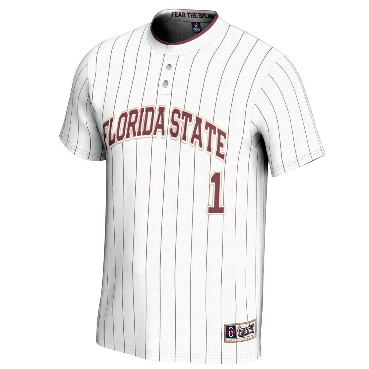 #1 Florida State Seminoles GameDay Greats Lightweight Softball Jersey - White