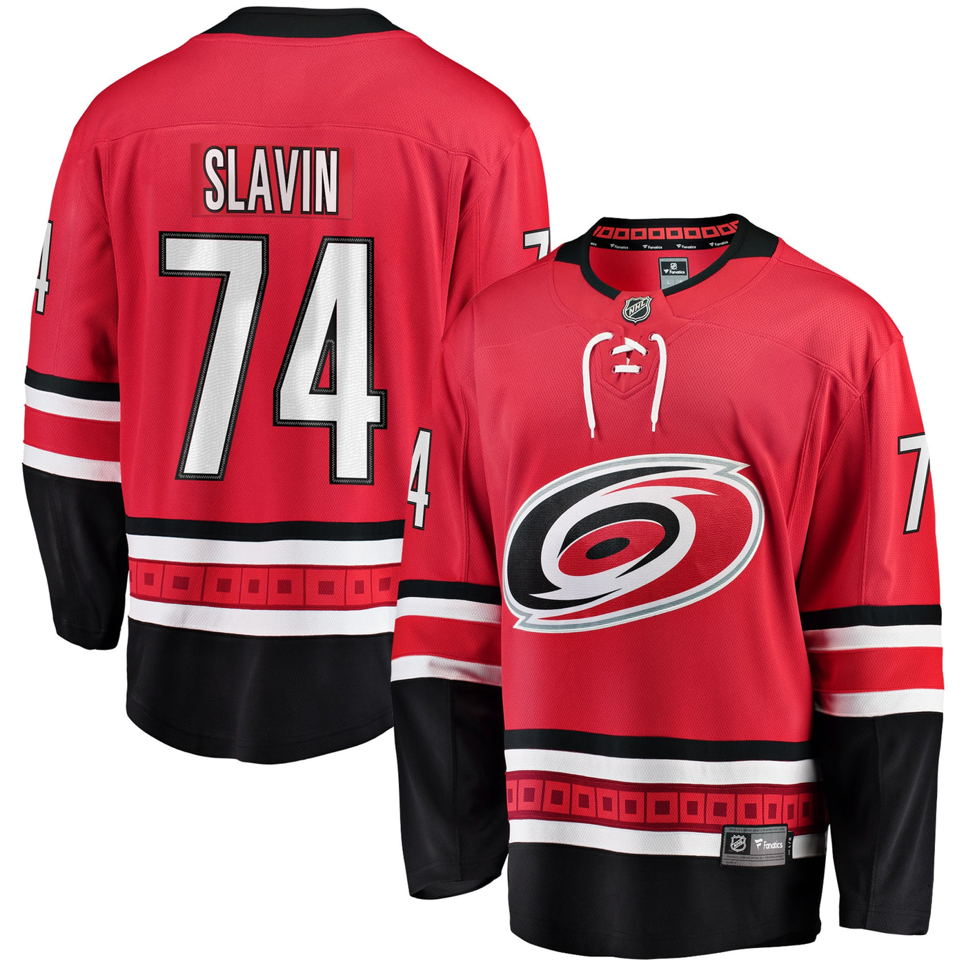Carolina Hurricanes Jaccob Slavin Fanatics Red Alternate Breakaway Player Jersey
