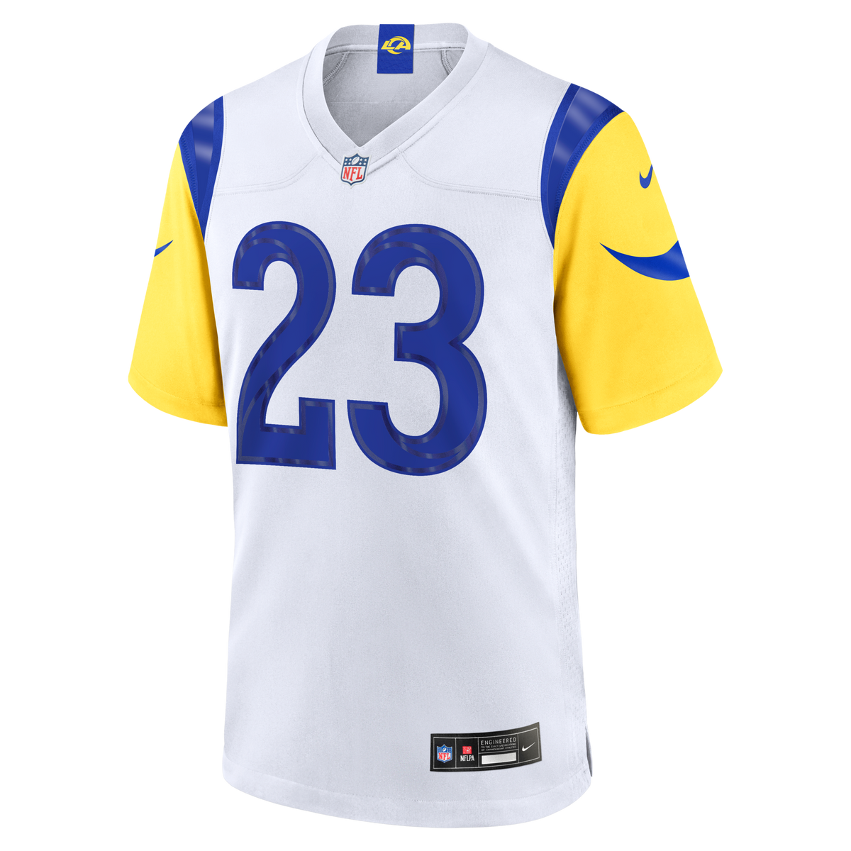 Los Angeles Rams Kyren Williams White White Game Player Jersey
