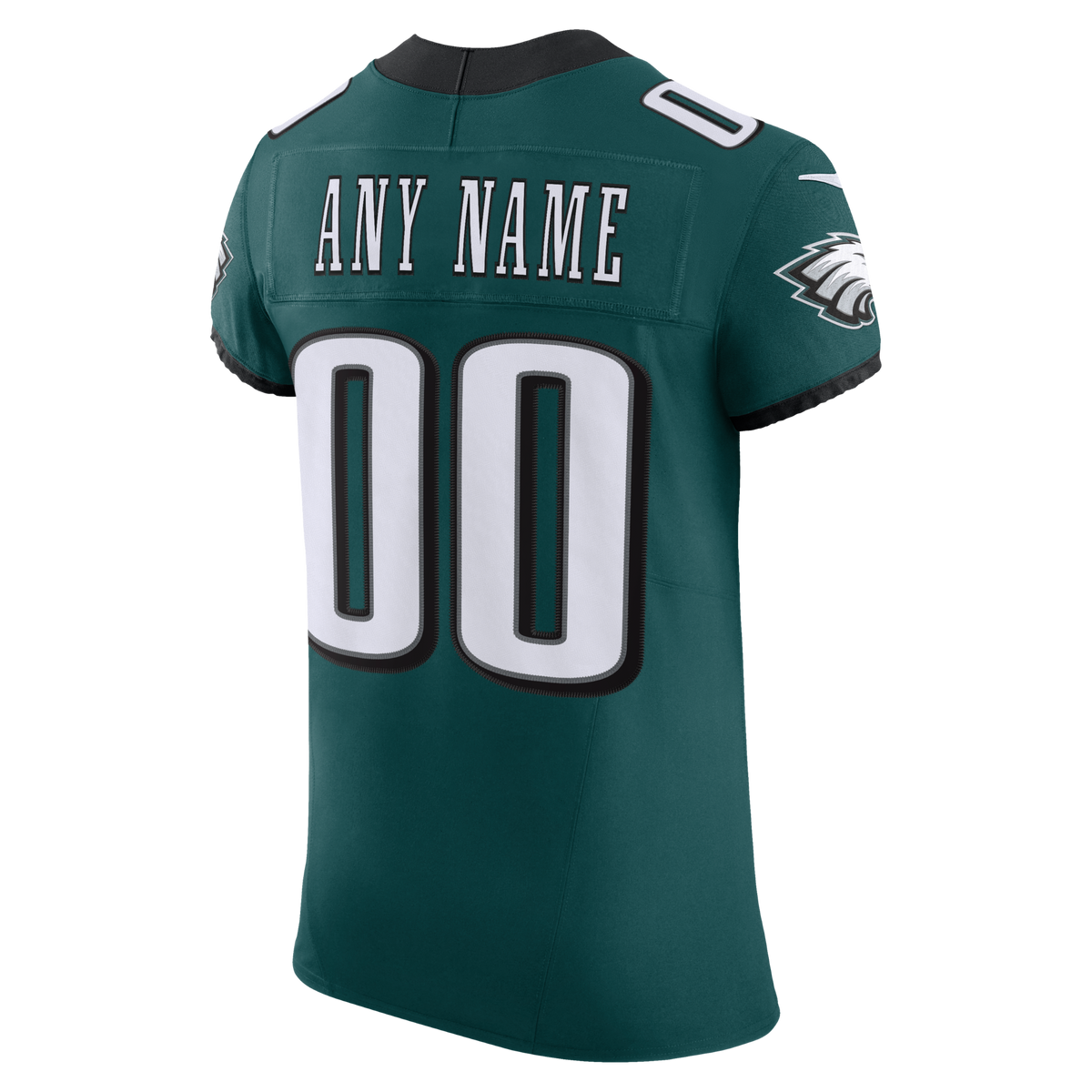 Philadelphia Eagles Midnight Green Vapor F.U.S.E. Elite Custom Jersey