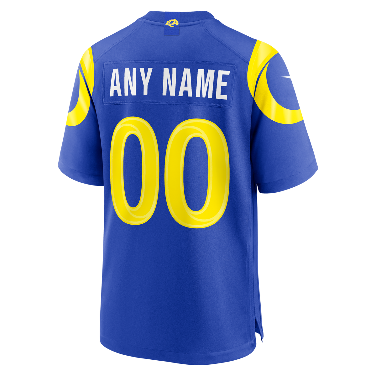 Los Angeles Rams Royal Custom Game Jersey