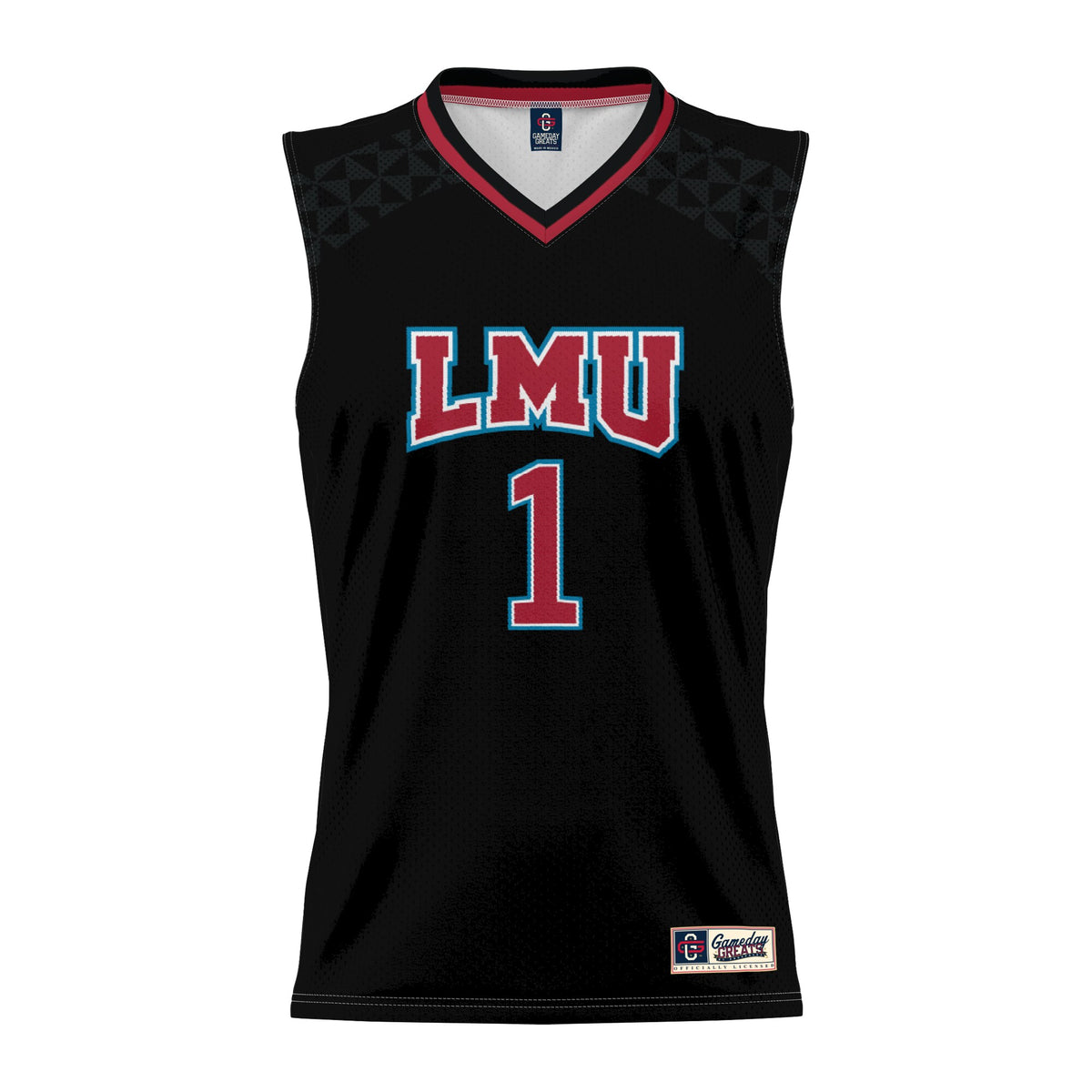 #1 Loyola Marymount Lions GameDay Greats Lightweight Basketball Jersey - Black