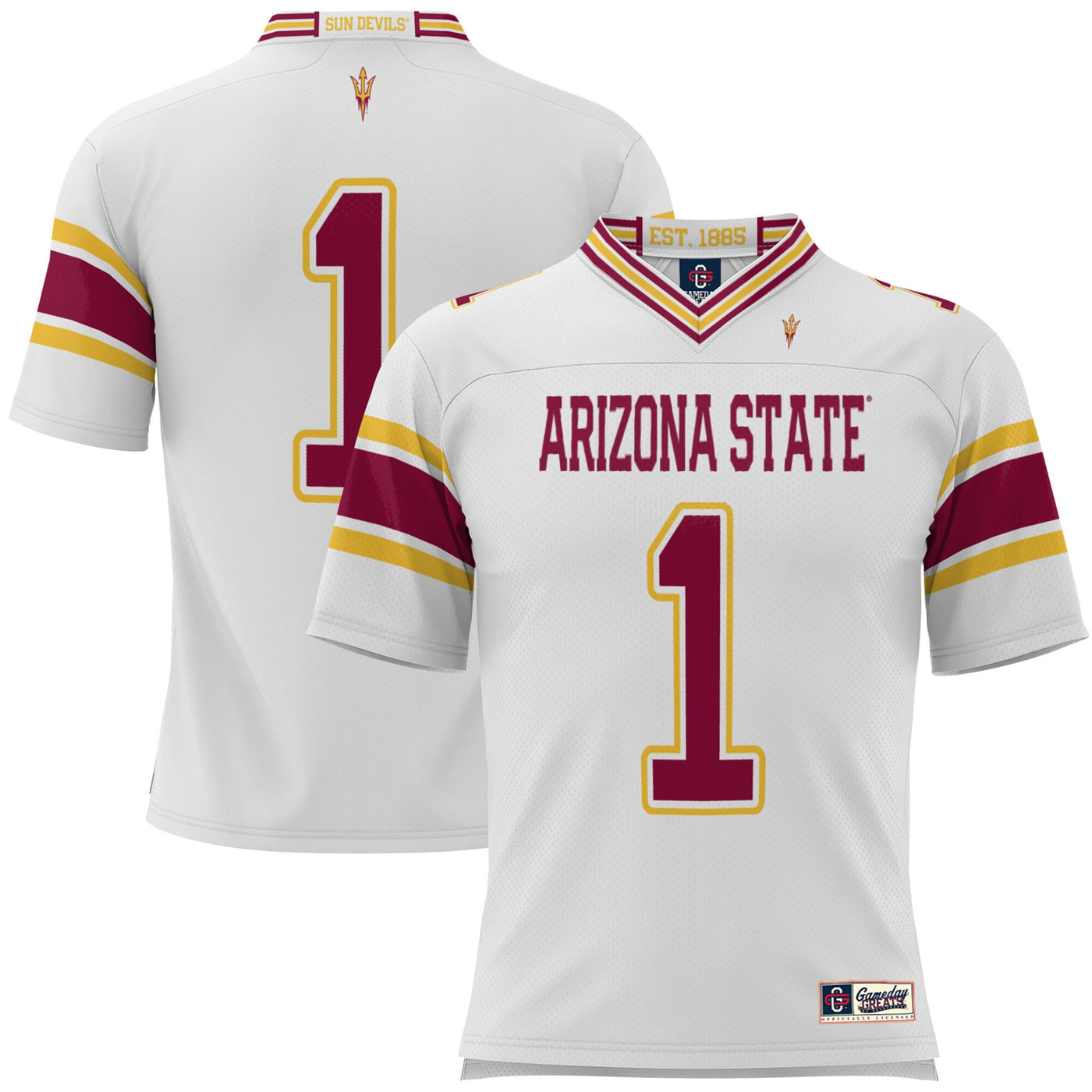 GameDay Greats #1 White Arizona State Sun Devils Football Jersey