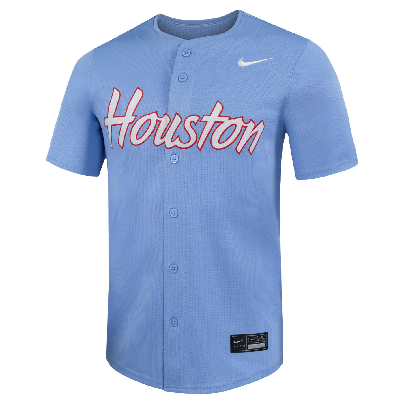 Nike Light Blue Houston Cougars Limited Baseball Jersey
