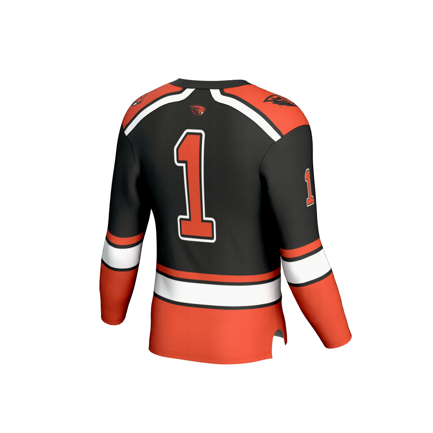 GameDay Greats #1 Black Oregon State Beavers Lightweight Hockey Fashion Jersey