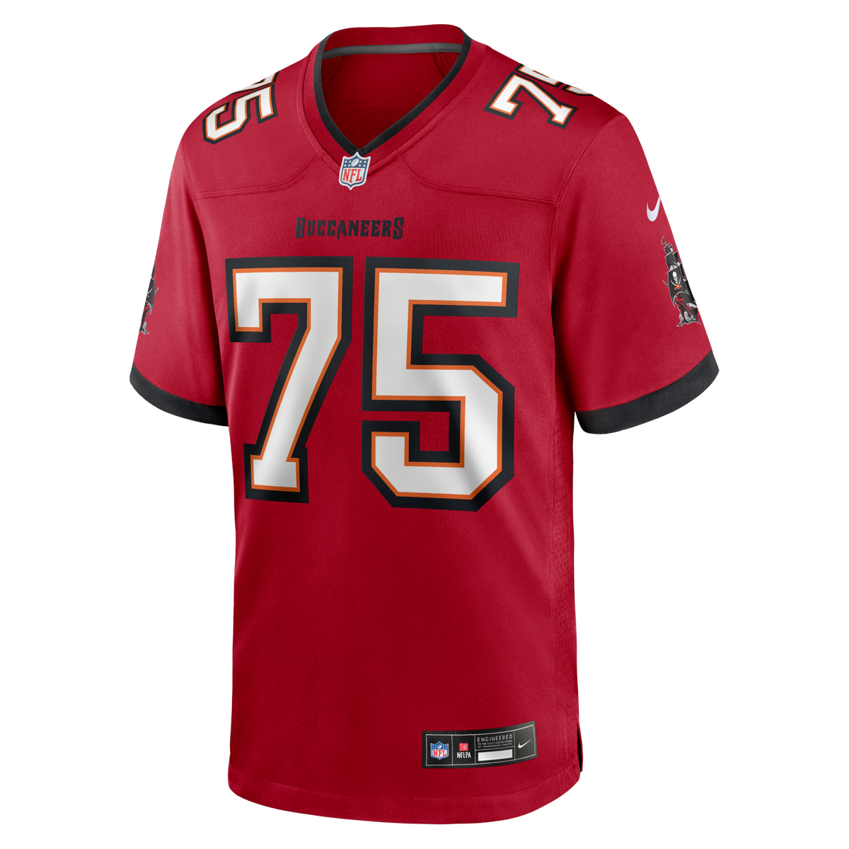 Tampa Bay Buccaneers Billy Schrauth Red Team Game Jersey