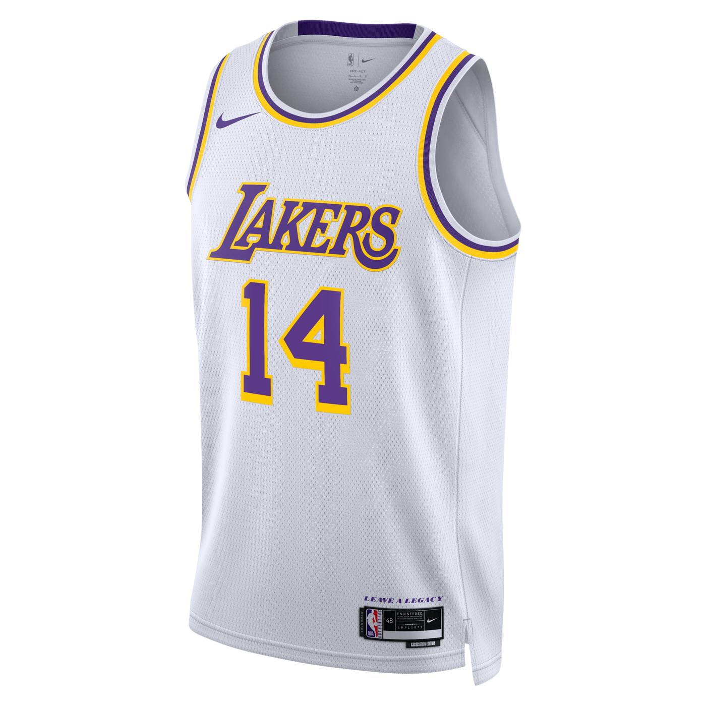 Los Angeles Lakers Nike Association Edition Edition Swingman Jersey - White - Walker Kessler